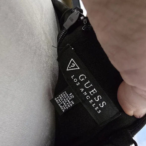 Guess Women’s Scuba Tropical Print Contrast Trim Bodycon Dress 12 - Picture 7 of 8